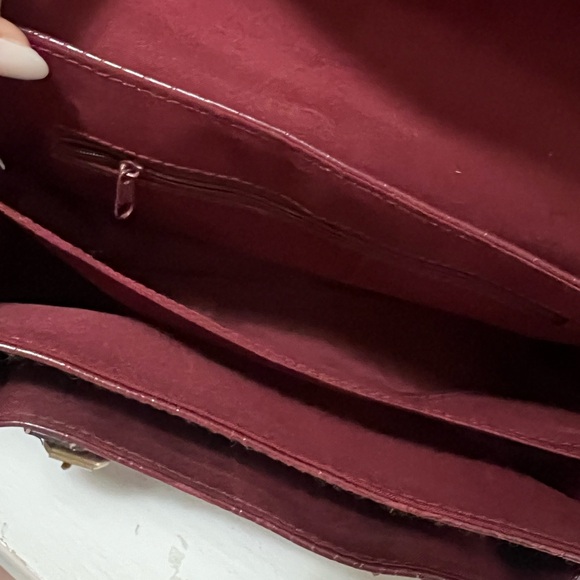 Vintage PVC Shoulder Bag with Matching Clutch/Wallet - Picture 5 of 7